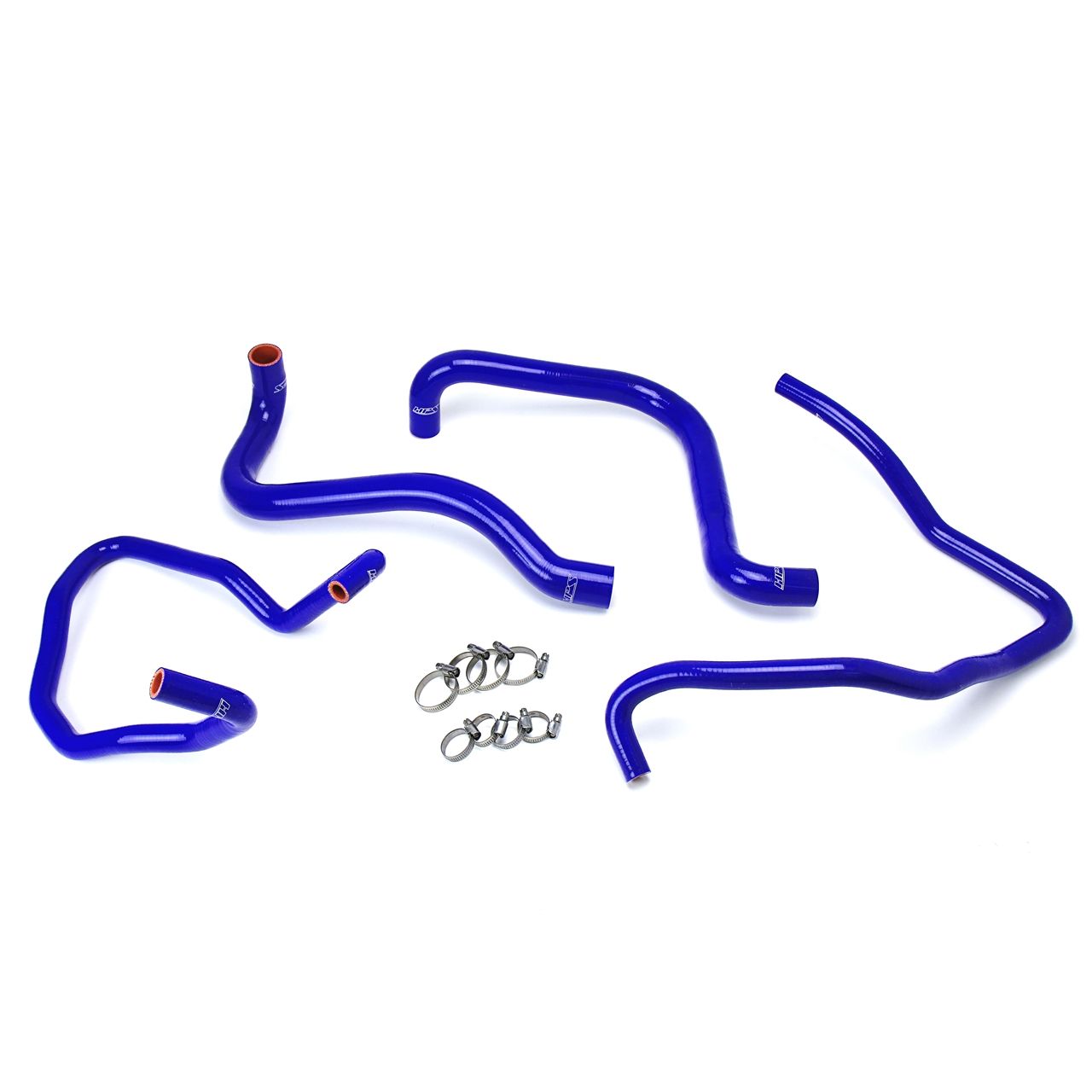HPS Blue Reinforced Silicone Radiator + Heater Hose Kit for Jeep 03-06 Wrangler TJ SE 2.4L 4Cyl Left Hand Drive