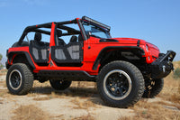 Thumbnail for DV8 Offroad Aluminum Mesh Inserts For Front JK Rock Doors
