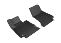 Thumbnail for 3D MAXpider 2018-2020 Mercedes-Benz E-Class Coupe C238 Kagu 1st Row Floormat - Black