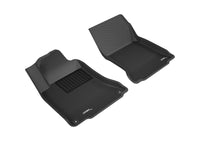 Thumbnail for 3D MAXpider 2015-2019 Mercedes-Benz CLA-Class/GLA-Class X177/X156 Kagu 1st Row Floormat - Black