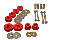 Thumbnail for Energy Suspension Chevy Pickup Body Mounts - Red