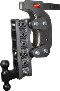 Thumbnail for Gen-Y The Boss Torsion-Flex 2in Shank 17.5in Drop 16K Hitch w/GH-051 Dual-Ball/Stabilizer Kit