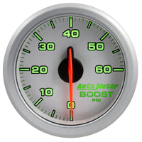 Thumbnail for Autometer Airdrive 2-1/6in Boost Gauge 0-60 PSI - Silver
