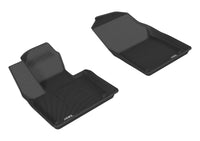 Thumbnail for 3D MAXpider 2015-2019 Volvo XC90 Kagu 1st Row Floormat - Black