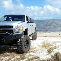 Thumbnail for Road Armor 11-14 Chevy 2500 Stealth Front Winch Bumper w/Pre-Runner Guard - Tex Blk