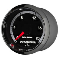 Thumbnail for Autometer Gen4 Dodge Factory Match 52.4mm Full Sweep Electronic 0-2000 Deg F EGT/Pyrometer Gauge