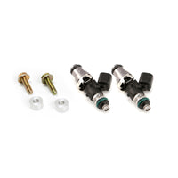 Thumbnail for Injector Dynamics ID2600-XDS Fuel Injectors Polaris RZR 14mm Grey Adapter Top (Set of 2)