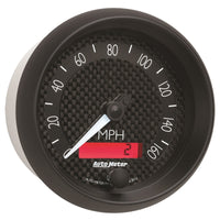 Thumbnail for Autometer GT Series 3-3/8in In Dash 0-160 MPH Electronic Programmable Speedometer