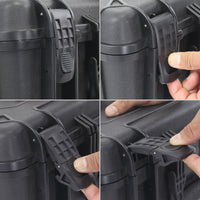 Thumbnail for Go Rhino XVenture Gear Hard Case - Large 25in. / Lockable / IP67 / Automatic Air Valve - Tex. Black