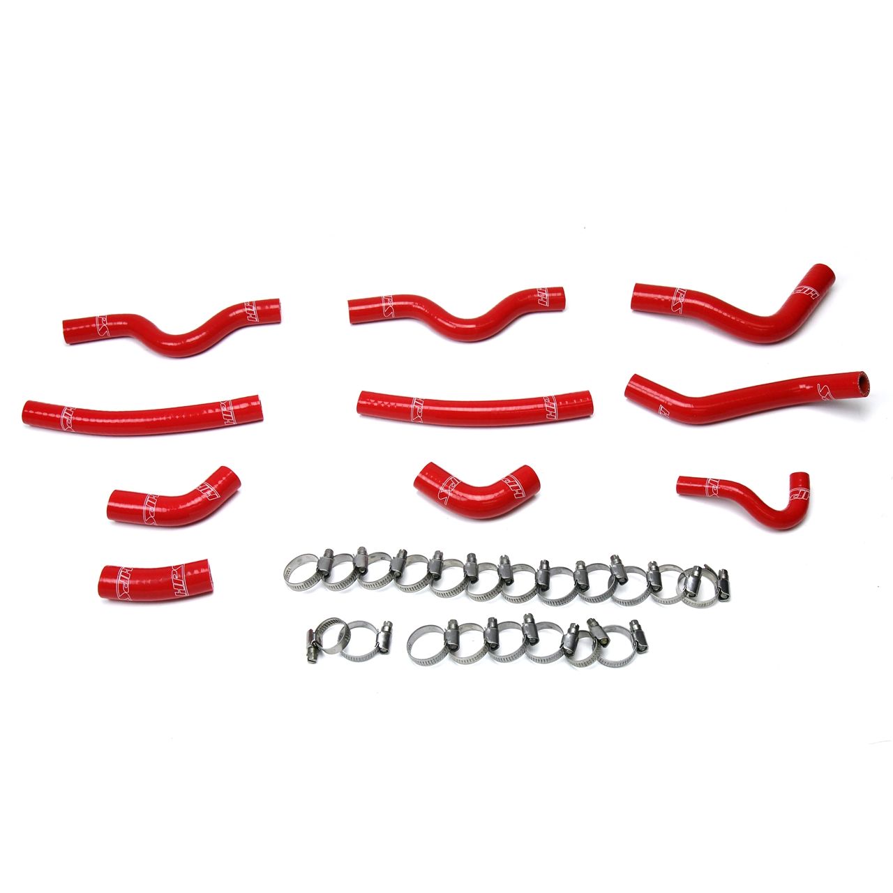 HPS Red Reinforced Silicone Heater Hose Kit Coolant for Lexus 98-07 LX470 4.7L V8