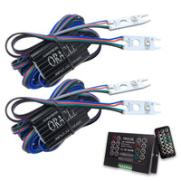 Thumbnail for Oracle 15-17 Ford F-150 Headlight DRL Upgrade Kit - ColorSHIFT w/ 2.0 Controller SEE WARRANTY