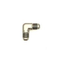 Thumbnail for DeatschWerks 6AN Male Flare to 6AN Male Flare 90-Degree Fitting - Anodized Matte Black