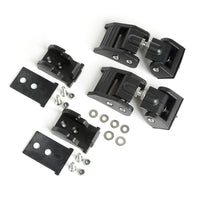 Thumbnail for Rugged Ridge 97-06 Jeep Wrangler TJ Textured Black Hood Catches