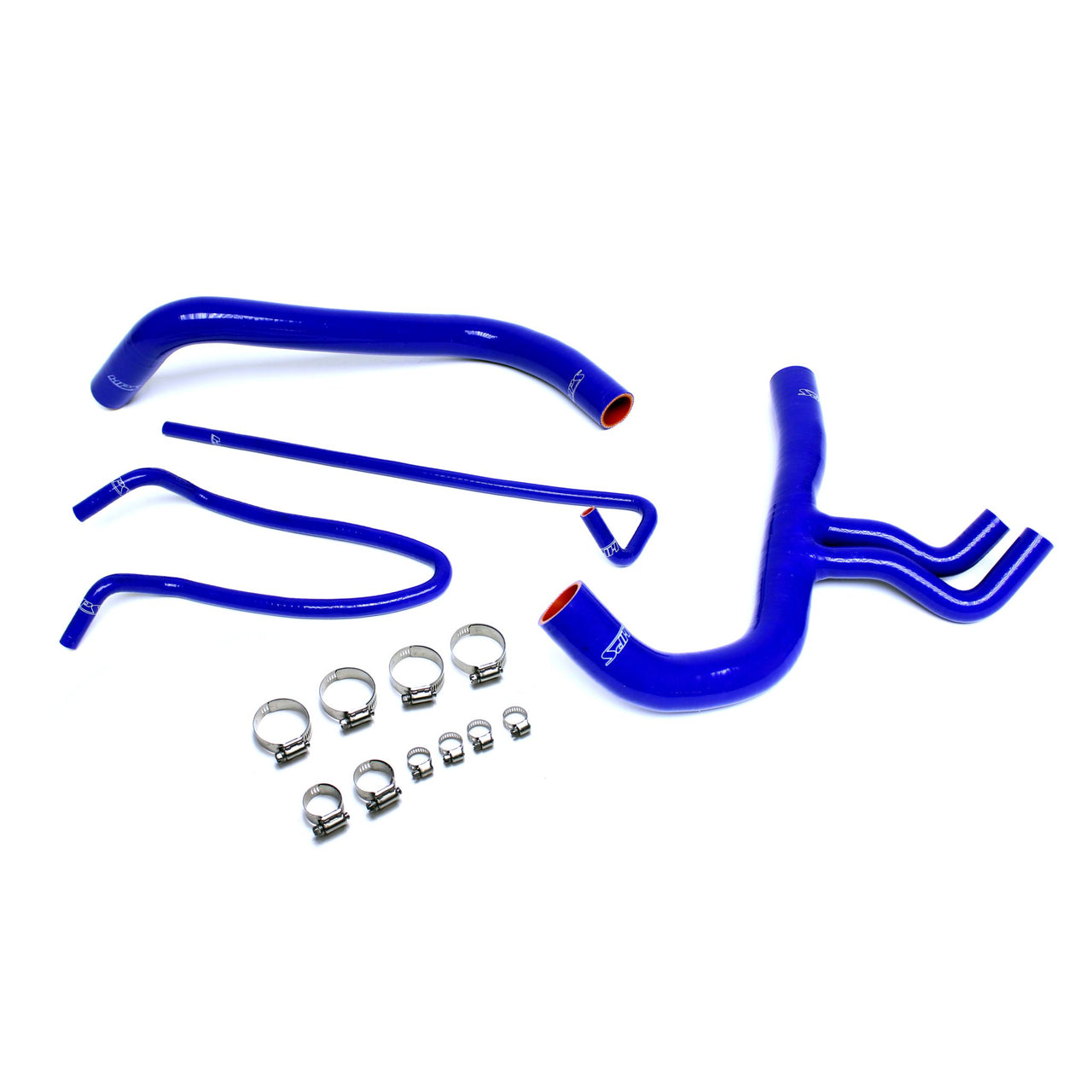 HPS Reinforced Blue Silicone Radiator Hose Kit Coolant for Ford 11-14 F150 3.5L V6 Twin Turbo Ecoboost