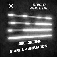Thumbnail for XK Glow 14In Switchback Grill Lights with Start-up Animation & Sequential Turn Signals
