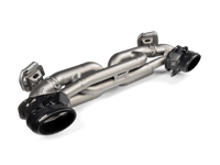 Thumbnail for Akrapovic 20-21 Porsche 911 Turbo/Turbo S (992) Tail Pipe Set (Titanium) - Black