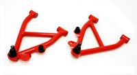Thumbnail for BMR 82-82 3rd Gen F-Body Non-Adj. A-Arms Lower (Polyurethane) w/ No Spring Pocket - Red