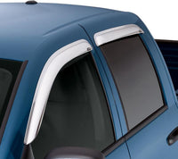 Thumbnail for AVS 07-16 GMC Acadia Ventvisor Outside Mount Front & Rear Window Deflectors 4pc - Chrome