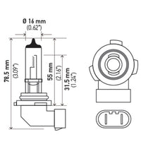 Thumbnail for Hella Optilux H10 12V/42W XY Xenon Yellow Bulb