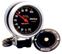 Thumbnail for AutoMeter Gauge Tachometer 3-3/4in. 10K RPM Pedestal W/Peak Memory Pro-Comp