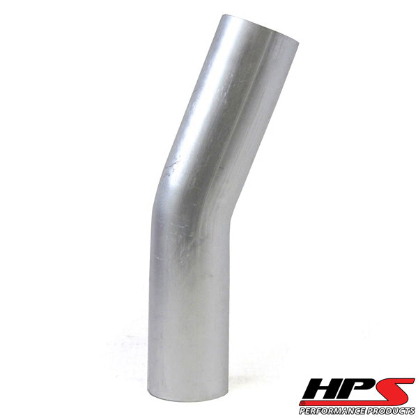 HPS 4" OD 20 Degree Bend 6061 Aluminum Elbow Pipe 16 Gauge w/ 4" CLR