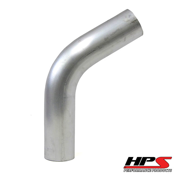 HPS 2.75" OD 60 Degree Bend 6061 Aluminum Elbow Pipe 16 Gauge w/ 2 3/4" CLR