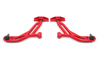 Thumbnail for BMR Suspension 05-14 Ford Mustang Lower A-Arms - Red - Non-Adjustable