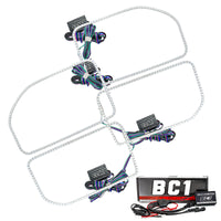 Thumbnail for Oracle Ford F250/350 11-16 Halo Kit (Square Ring Design) - ColorSHIFT w/ BC1 Controller SEE WARRANTY