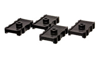 Thumbnail for Energy Suspension 73-78 Chrysler Black Leaf Spring Isolator Set w/ Ribbed Sides