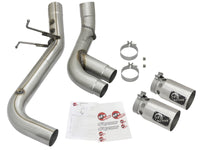 Thumbnail for aFe Victory Series 4in 409-SS DPF-Back Exhaust w/ Dual Polished Tips 2017 GM Duramax V8-6.6L(td) L5P