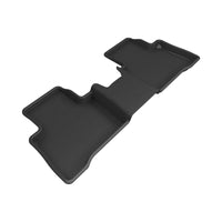 Thumbnail for 3D MAXpider 22-24 Lexus NX Hybrid Kagu 2nd Row Floormat - Black