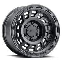 Thumbnail for Raceline 957B Halo 17x9in / 6x139.7 BP / -12mm Offset / 106.1mm Bore - Satin Black Wheel
