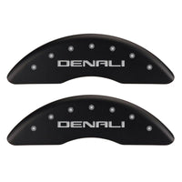 Thumbnail for MGP 4 Caliper Covers Engraved Front & Rear Denali Red finish silver ch