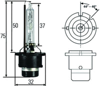 Thumbnail for Hella D2S 35W High Intensity Discharge Capsule