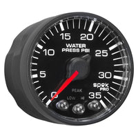 Thumbnail for Autometer Spek-Pro 52.4mm 0-35 PSI Digital Stepper Motor Water Pressue Gauge