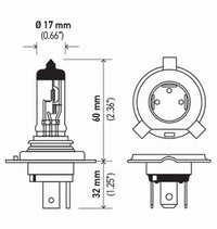 Thumbnail for Hella Bulb 9003/Hb2 12V 60/55W P43T T46 Sb