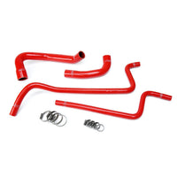 Thumbnail for HPS Red Reinforced Silicone Radiator + Heater Hose Kit for Jeep 00-01 Wrangler TJ 4.0L Left Hand Drive
