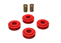 Thumbnail for Energy Suspension 79-85 Mazda RX7 Red Front Strut Rod Bushing Set