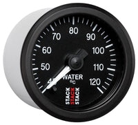 Thumbnail for Autometer Stack 52mm 40-120 Deg C 1/8in NPTF Male Pro Stepper Motor Water Temp Gauge - Black