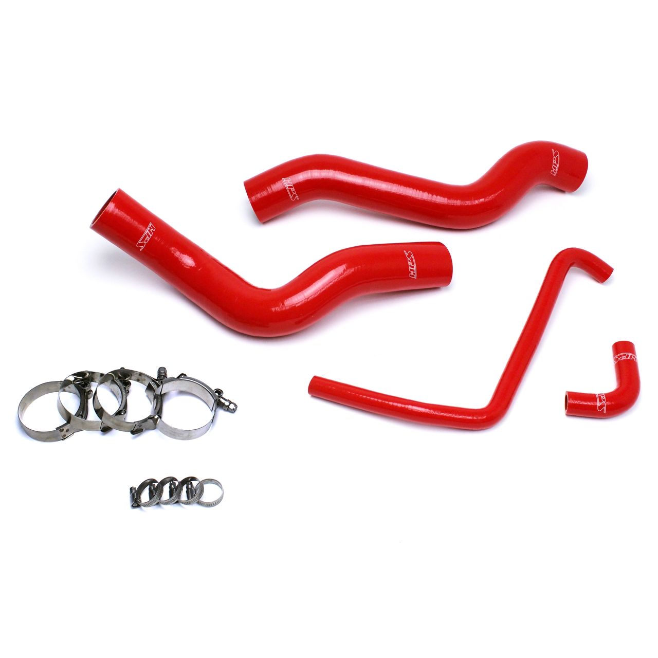 HPS Reinforced Red Silicone Radiator Hose Kit Coolant for Dodge 13-17 Viper SRT-10 8.4L V10