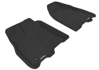 Thumbnail for 3D MAXpider 2011-2012 Toyota Sienna Kagu 1st Row Floormat - Black