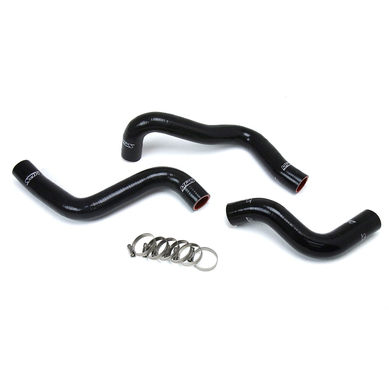 HPS Black Reinforced Silicone Radiator Hose Kit (3pcs Set) Coolant for Mazda 04-11 RX8