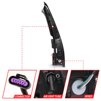 Thumbnail for ANZO 2007-2014 Chevrolet TahOE Led Taillights Red/Clear