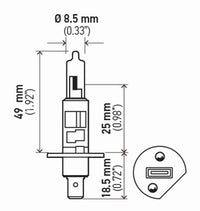 Thumbnail for Hella H1 12V 55W Hella High Performance Xenon Bulb (Pair)