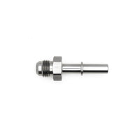 Thumbnail for DeatschWerks 6AN Male Flare to 5/16in Male EFI Quick Connect Adapter - Anodized Matte Black