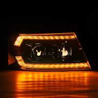 Thumbnail for AlphaRex 04-08 Ford F150 PRO-Series Projector Headlights Chrome w/ Sequential Signal and DRL