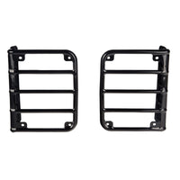 Thumbnail for Rugged Ridge 07-18 Jeep Wrangler Black Tail Light Euro Guards