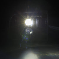 Thumbnail for AlphaRex 05-07 Ford F250/350/450/550 Super Duty PRO-Series Proj. Headlights Blk w/Seq Sig. + SWB DRL