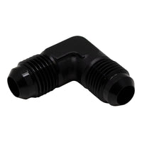 Thumbnail for DeatschWerks 6AN Male Flare to 6AN Male Flare 90-Degree Fitting - Anodized Matte Black