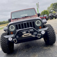 Thumbnail for Oracle 7in High Powered LED Headlights - Black Bezel - ColorSHIFT - BC1 SEE WARRANTY
